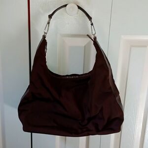 Gucci *Vintage* Dark Brown Hobo Bag